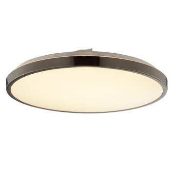 Brilliant Leuchten Plafonnier LED Nova rond et plat, blanc réglable 2700-6500 Kelvin