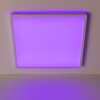 Brilliant Plafonnier Tanida, LED RGB, 4 000 Kelvin blanc neutre, dimmable par télécommande