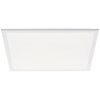 Brilliant Plafonnier LED Trevis, carré et plat, blanc, 4 000 Kelvin blanc neutre
