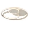 Brilliant Leuchten Plafonnier LED Runda, forme circulaire, 3000 Kelvin blanc chaud