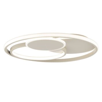 Brilliant plafonnier LED Runda, télécommande dimmable, blanc réglable 3000-6500 Kelvin