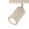 Brilliant Spot de plafond Jello, 5 têtes cylindriques orientables couleur champagne