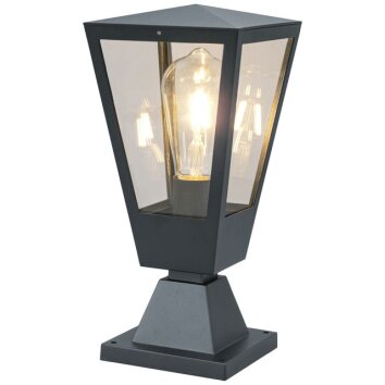 Brilliant Leuchten Borne lumineuse Westcliff, lanterne trapézoïdale moderne anthracite