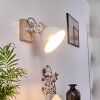 Applique murale Orny Bois clair, 1 lumière
