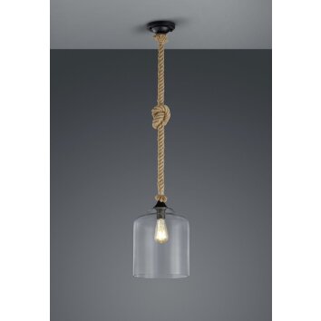 Suspension Trio JUDITH Brun, Noir, 1 lumière