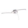 Plafonnier Globo LONG LED Nickel mat, 1 lumière