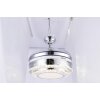 Ventilateur Globo CABRERA LED Nickel mat, 1 lumière, Télécommandes