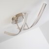 Plafonnier Aranu LED Acier inoxydable, Nickel mat, 2 lumières