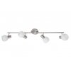 Barre de spots Brilliant Tiara Blanc, 4 lumières