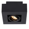 Spot de plafond Lucide XIRAX LED Noir, 1 lumière