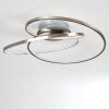 Plafonnier Chute LED Nickel mat, 1 lumière
