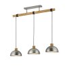 Suspension Trio Leuchten DELHI Nickel mat, 3 lumières