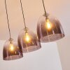 Suspension Taastrup Nickel mat, 3 lumières