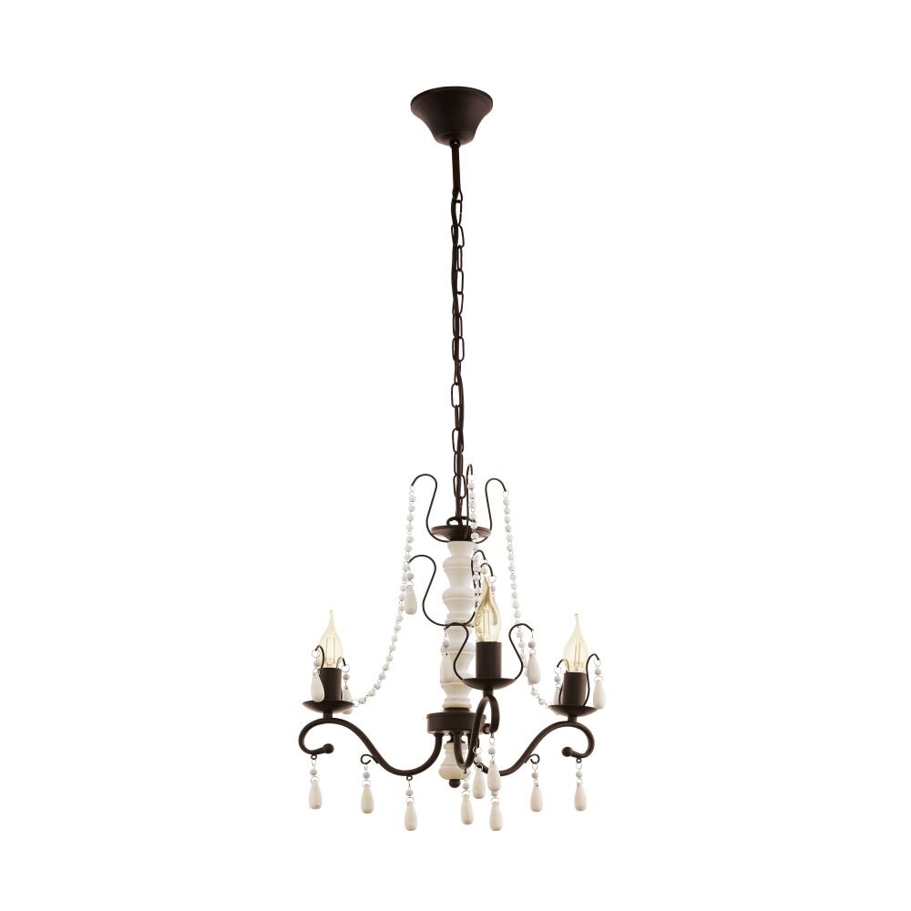 Suspension Eglo CHATTISHAM Brun, Blanc, 3 lumières main product photo
