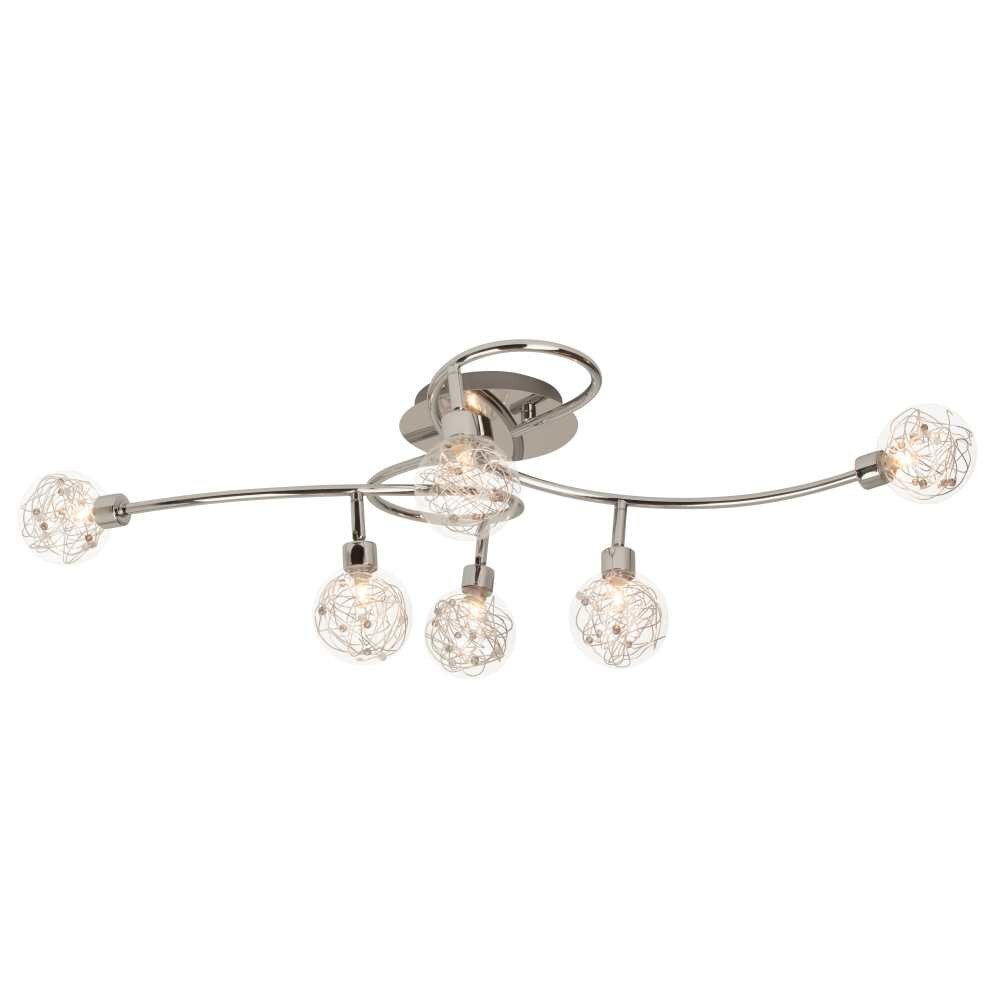 Plafonnier Brilliant Joya Chrome, 6 lumières main product photo