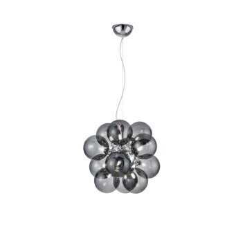 Suspension Trio Leuchten ALICIA Chrome, 12 lumières