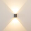 Applique murale d'extérieur Mora LED Gris, 2 lumières Applique murale d'extérieur Mora LED Gris, 2 lumières