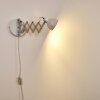 Applique murale Saxon Blanc, 1 lumière
