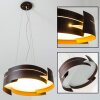 Suspension Novara Brun, 3 lumières