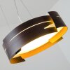Suspension Novara Brun, 3 lumières