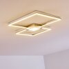 Plafonnier Narpes LED Nickel mat, 1 lumière