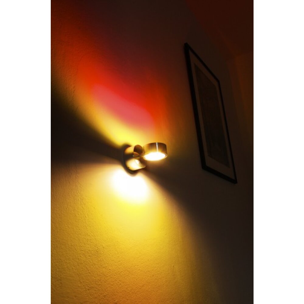 Applique murale Indore LED Aluminium, 2 lumières main product photo