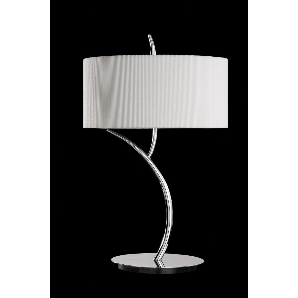 Lampe de table Mantra Eve Chrome, 2 lumières main product photo