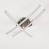 Plafonnier Deneb LED Nickel mat, 3 lumières