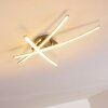 Plafonnier Deneb LED Nickel mat, 3 lumières