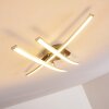 Plafonnier Deneb LED Nickel mat, 3 lumières