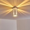 Plafonnier Gempen Acier brossé, 1 lumière