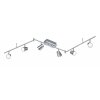 Spot Trio NARCOS LED Nickel mat, 6 lumières