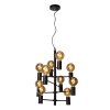 Suspension Lucide LEANNE Noir, 10 lumières