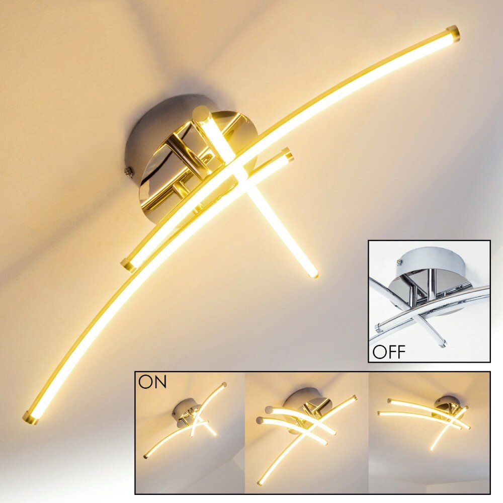Plafonnier HOTCHKISS LED Chrome, 1 lumière main product photo