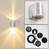 Applique murale d'extérieur Mora LED Zingué, 2 lumières