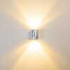 Applique murale d'extérieur Mora LED Zingué, 2 lumières