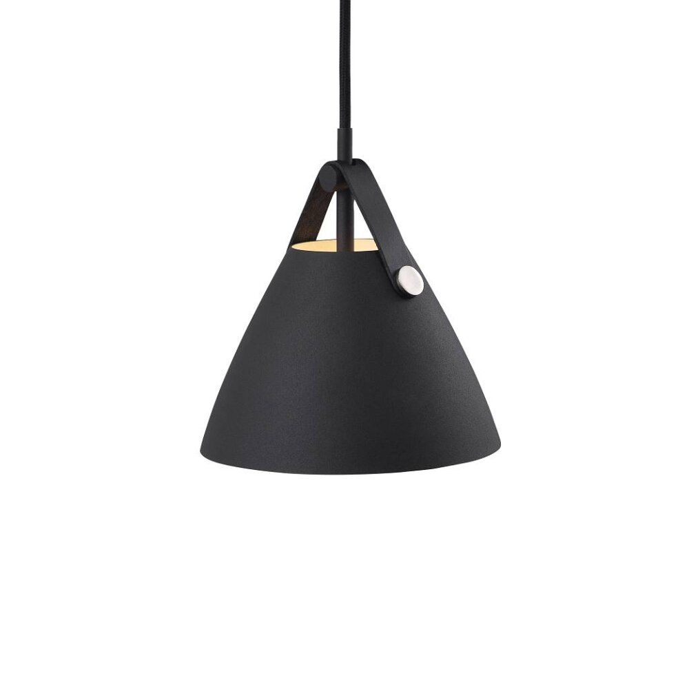 Suspension Design For The People by Nordlux Strap Noir, 1 lumière main product photo