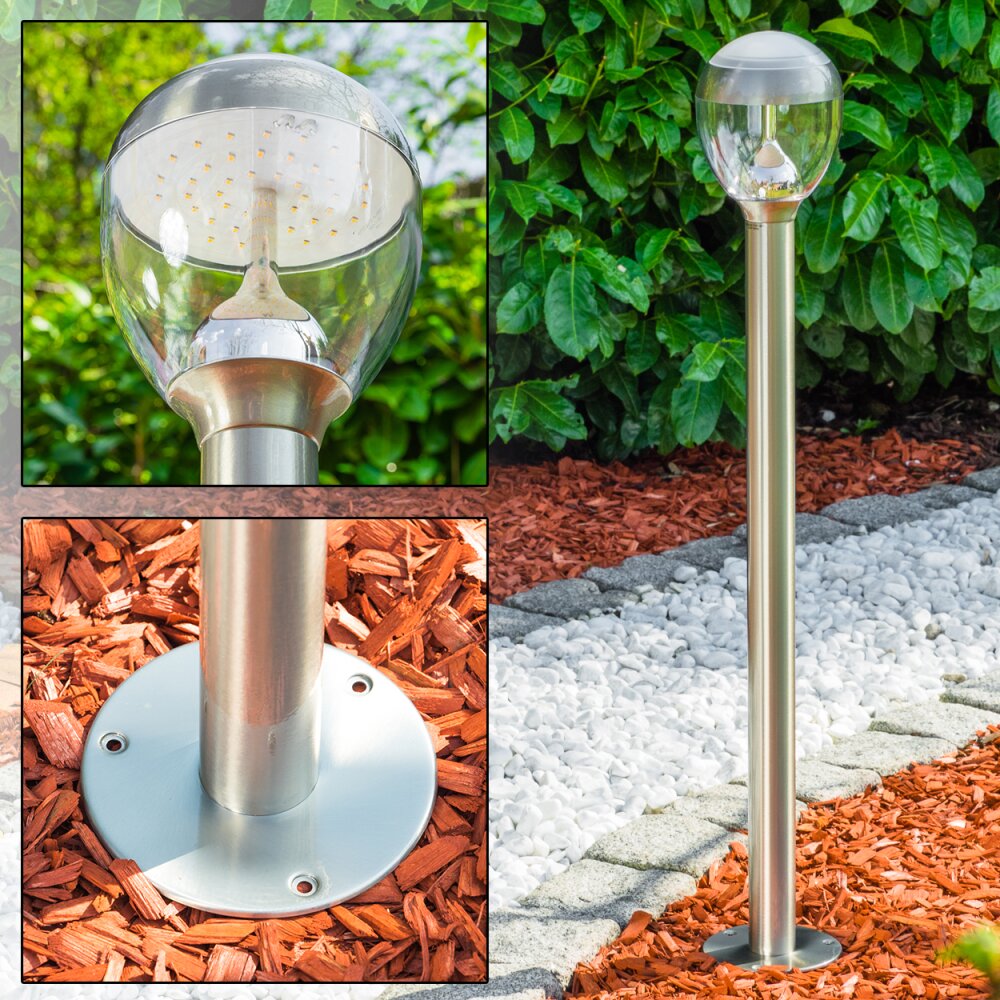 Borne lumineuse CORDOVA LED Acier inoxydable, 1 lumière main product photo