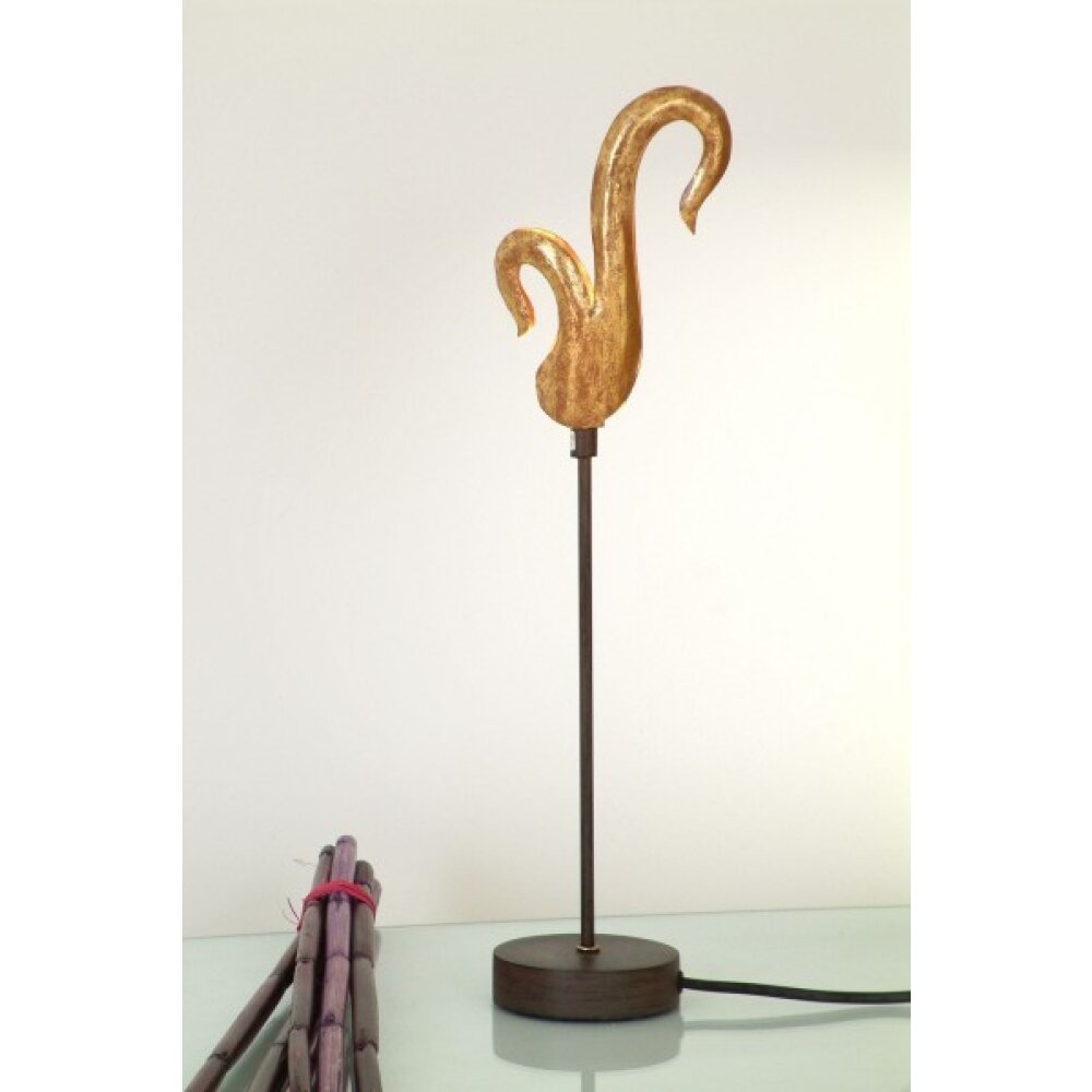 Lampe de table Holländer PICCOLA CICONGA Brun doré, 1 lumière main product photo