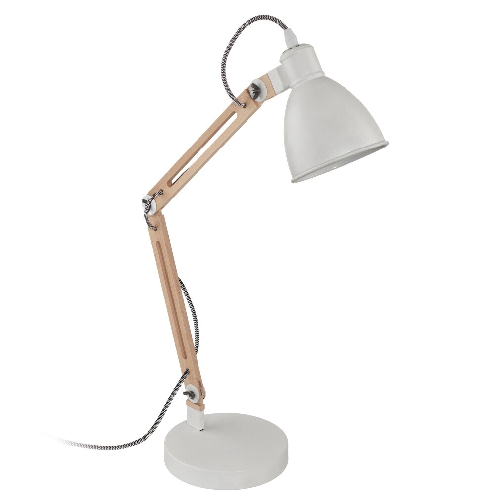 Lampe à poser Eglo TORONA Blanc, 1 lumière main product photo