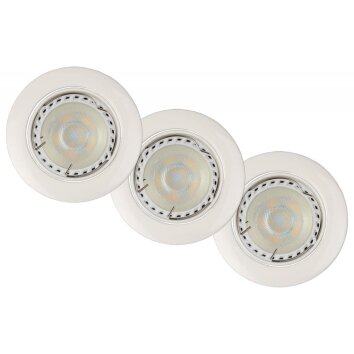 Lampe à encastrer Lucide FOCUS LED Gris, 3 lumières