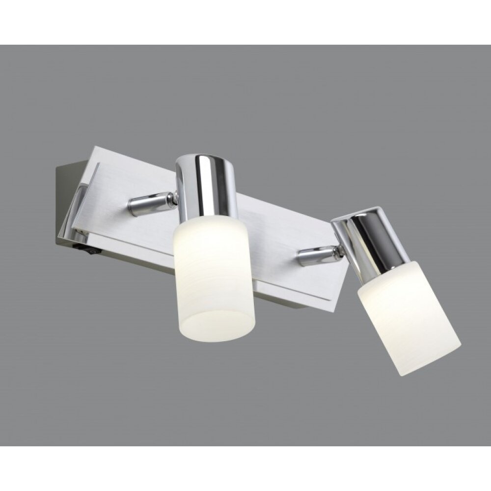 Applique murale Trio 8214 LED Aluminium, Chrome, Acier inoxydable, 2 lumières main product photo