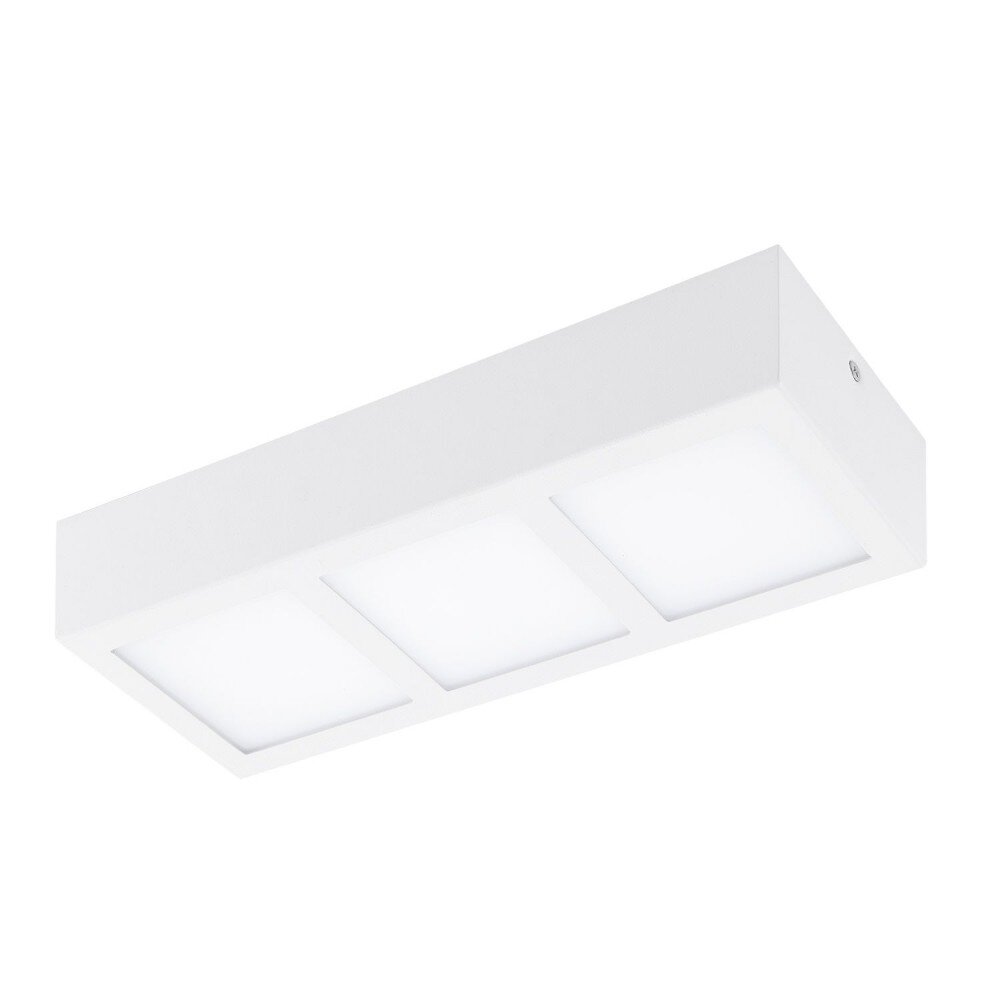 Plafonnier Eglo COLEGIO LED Blanc, 3 lumières main product photo
