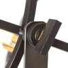 Lampadaire Brilliant Matrix Anthracite, Bois foncé, 1 lumière