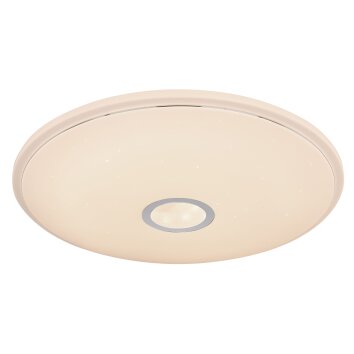 Plafonnier Globo LAMON Blanc, 1 lumière, Changeur de couleurs