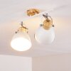 Plafonnier Banjul Bois clair, Blanc, 2 lumières Plafonnier Banjul Bois clair, Blanc, 2 lumières