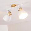 Plafonnier Banjul Bois clair, Blanc, 2 lumières Plafonnier Banjul Bois clair, Blanc, 2 lumières