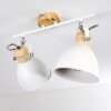 Plafonnier Banjul Bois clair, Blanc, 2 lumières Plafonnier Banjul Bois clair, Blanc, 2 lumières