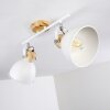 Plafonnier Banjul Bois clair, Blanc, 2 lumières Plafonnier Banjul Bois clair, Blanc, 2 lumières