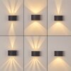 Applique murale d'extérieur Windhoek LED, 2 lumières